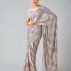 DF 3426 Lavender Color Georgette 5MM Sequins Embroidery Work Saree Casual, Wedding, Festive, Events . Expected Delivery  4-6 Working Days @1749/- only                                                 | Sarees, Bollywood Sarees, Creative Sarees, Designer Sarees, Embroidered Sarees, Ethnic Saree, Modern Digital sarees, Party Wear Sarees