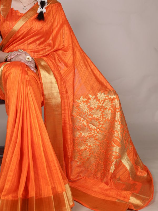 YNF 7903 Light Orange Color Raw Silk Zari Weaving Work Saree Casual, Wedding, Festive, Events . Expected Delivery  4-6 Working Days @1699/- only                                                                                | Sarees, Bollywood Sarees, Creative Sarees, Designer Sarees, Embroidered Sarees, Ethnic Saree, Modern Digital sarees, Party Wear Sarees