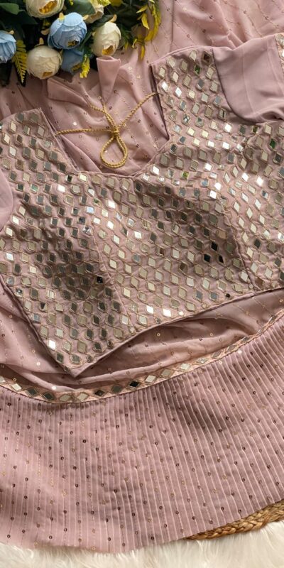 DF 3455 Light Peach Color Faux Georgette Embroidery Sequins Work Saree Casual, Wedding, Festive, Events . Expected Delivery 4-6 Working Days @1999/- only | Sarees, Bollywood Sarees, Creative Sarees, Designer Sarees, Embroidered Sarees, Ethnic Saree, Modern Digital sarees, Party Wear Sarees