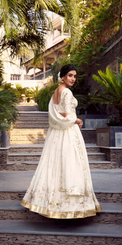 LNB 1422 Off White Color Silver Glosy Sequins and Embroidery Foil Work Lehenga Choli Wedding, Party, Festive, Events Etc. Delivery 4-6 Working Days Rs 3299 | Lehenga, Bollywood Lehenga, Creative Lehenga, Designer Lehenga, Embroidered Lehenga, Party Wear Lehenga