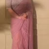 YNF 3452 Onion Color Georgette Sequins Multy Embroidery Work Saree Casual, Wedding, Festive, Events . Expected Delivery  4-6 Working Days @1799/- only                                                                                | Sarees, Bollywood Sarees, Creative Sarees, Designer Sarees, Embroidered Sarees, Ethnic Saree, Modern Digital sarees, Party Wear Sarees