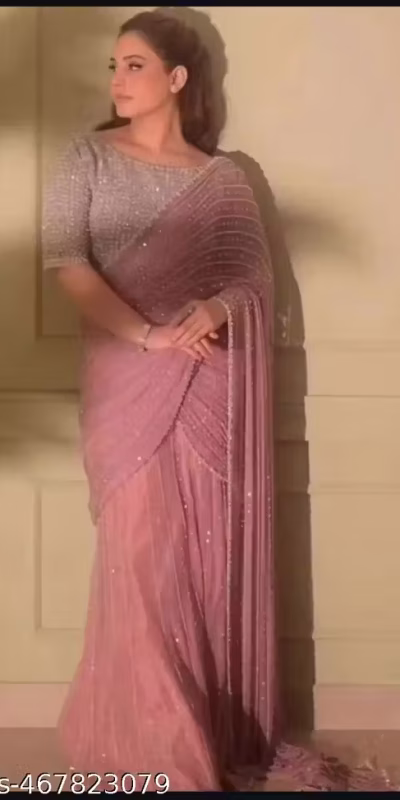 YNF 3452 Onion Color Georgette Sequins Multy Embroidery Work Saree Casual, Wedding, Festive, Events . Expected Delivery  4-6 Working Days @1799/- only                                                                                | Sarees, Bollywood Sarees, Creative Sarees, Designer Sarees, Embroidered Sarees, Ethnic Saree, Modern Digital sarees, Party Wear Sarees