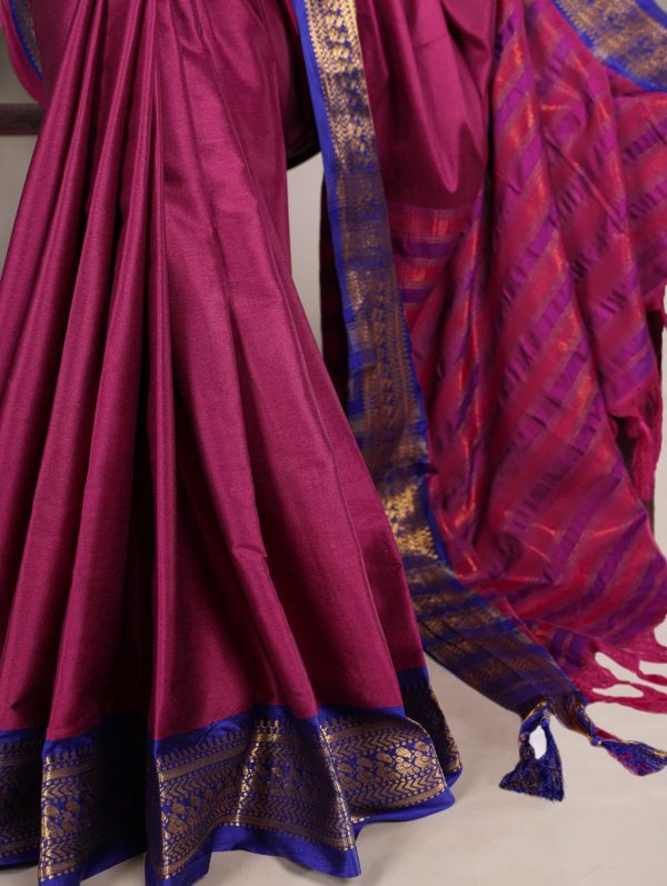 YNF 7100 Pink Color Aura Silk Zari Weaving Work Saree Casual, Wedding, Festive, Events . Expected Delivery  4-6 Working Days @1399/- only                                                 | Sarees, Bollywood Sarees, Creative Sarees, Designer Sarees, Embroidered Sarees, Ethnic Saree, Modern Digital sarees, Party Wear Sarees