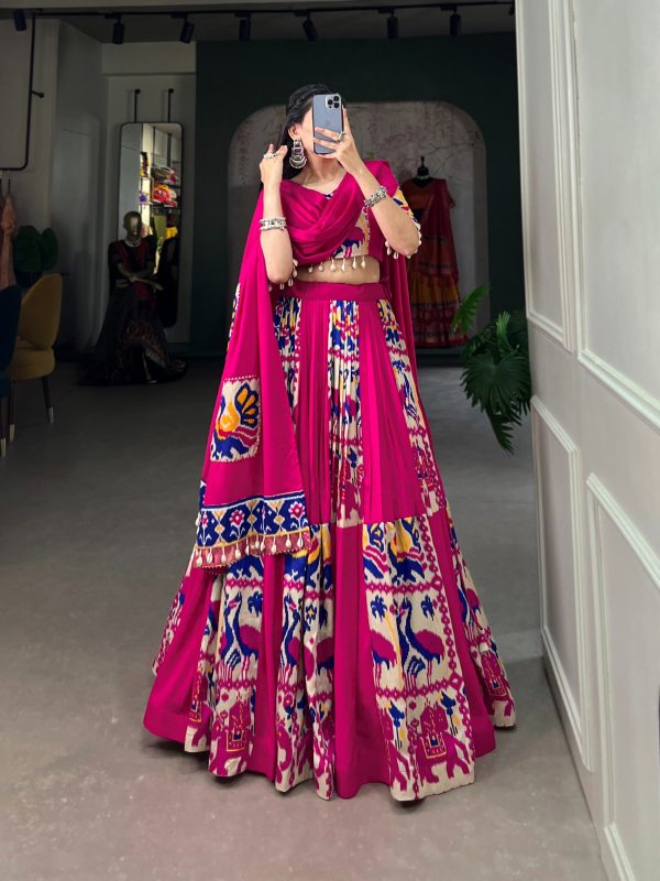 LNB 1611 Pink Color Rayon With Printed Silk Plain With Printed Lehenga Choli Wedding, Party, Festive, Events Etc. Delivery 4-6 Working Days Rs 3099 | Lehenga, Bollywood Lehenga, Creative Lehenga, Designer Lehenga, Embroidered Lehenga, Party Wear Lehenga