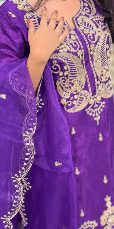 BE 352 Purple Color Chinon Cording Sequence Embroidery Work Salwar Suit Casual, Wedding, Festive, Events . Expected Delivery 4-6 Working Days @1699/- only | Jump Suits, Salwar suit, Casual Suits, Creative suits, Designer Suits, Palazzo Suits, Party Wear Suits, Patiala Suits, Straight Suits