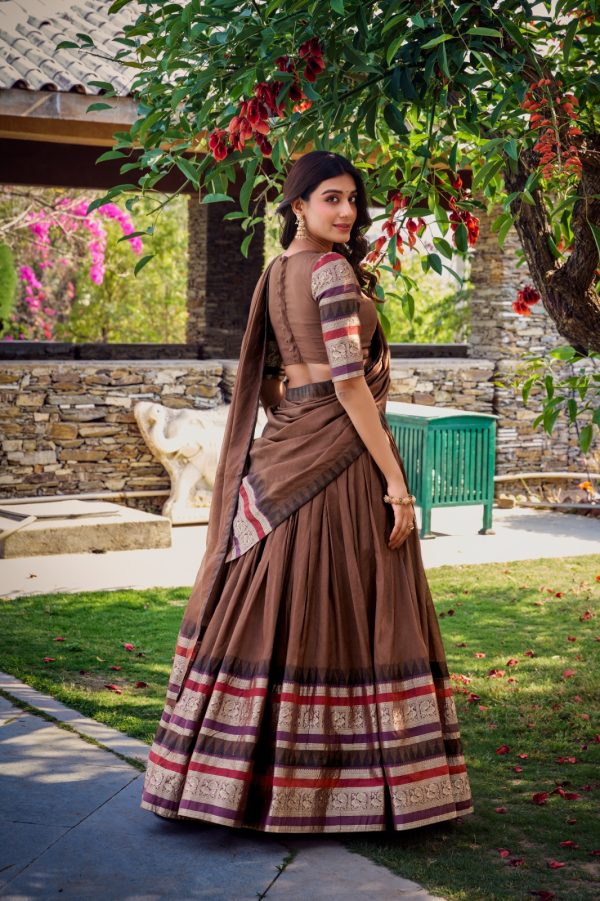 LNB 1902 Red Color Chanderi Plain With Zari Weaving Work Lehenga Choli Wedding, Party, Festive, Events Etc. Delivery 4-6 Working Days Rs 2099 | Lehenga, Bollywood Lehenga, Creative Lehenga, Designer Lehenga, Embroidered Lehenga, Party Wear Lehenga