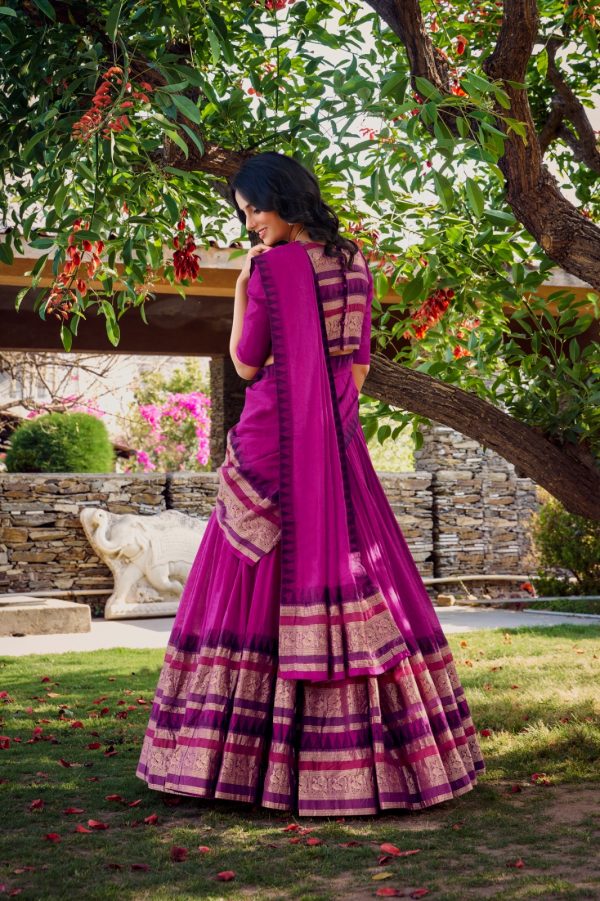 LNB 1902 Red Color Chanderi Plain With Zari Weaving Work Lehenga Choli Wedding, Party, Festive, Events Etc. Delivery 4-6 Working Days Rs 2099 | Lehenga, Bollywood Lehenga, Creative Lehenga, Designer Lehenga, Embroidered Lehenga, Party Wear Lehenga