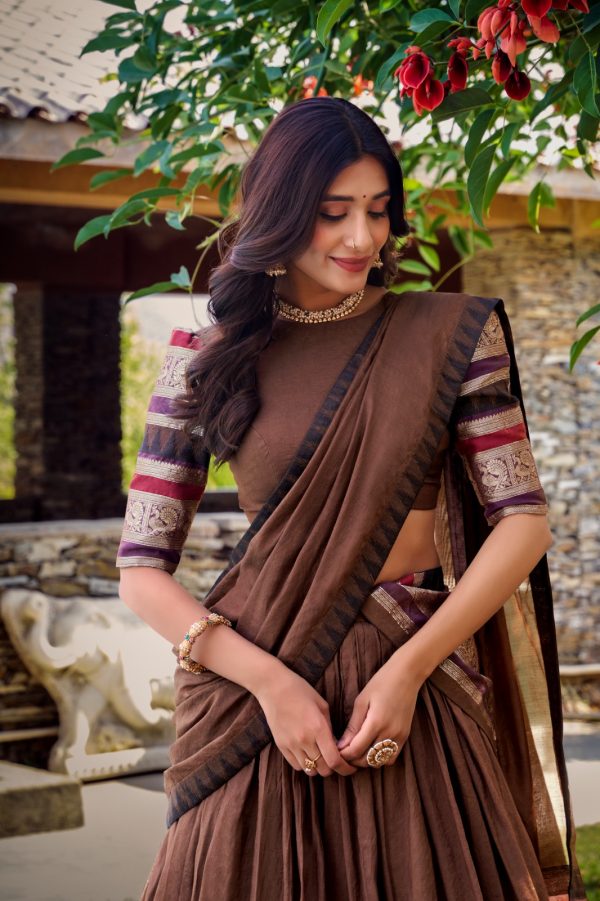 LNB 1902 Red Color Chanderi Plain With Zari Weaving Work Lehenga Choli Wedding, Party, Festive, Events Etc. Delivery 4-6 Working Days Rs 2099 | Lehenga, Bollywood Lehenga, Creative Lehenga, Designer Lehenga, Embroidered Lehenga, Party Wear Lehenga