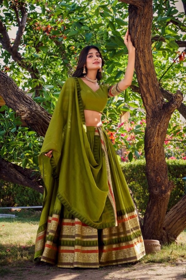 LNB 1902 Red Color Chanderi Plain With Zari Weaving Work Lehenga Choli Wedding, Party, Festive, Events Etc. Delivery 4-6 Working Days Rs 2099 | Lehenga, Bollywood Lehenga, Creative Lehenga, Designer Lehenga, Embroidered Lehenga, Party Wear Lehenga
