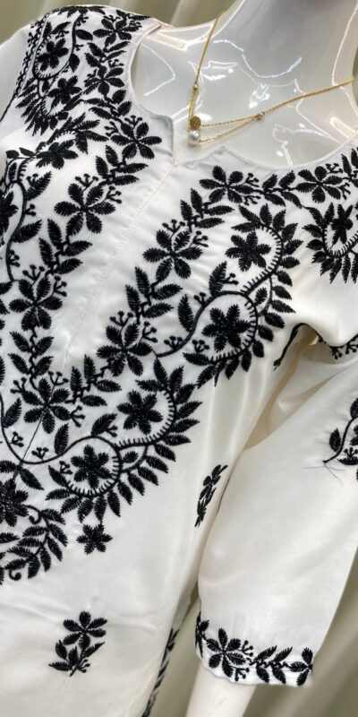 BE 376 White Color Muslin Embroidery Work Salwar Suit Casual, Wedding, Festive, Events . Expected Delivery 4-6 Working Days @1849/- only | Jump Suits, Salwar suit, Casual Suits, Creative suits, Designer Suits, Palazzo Suits, Party Wear Suits, Patiala Suits, Straight Suits