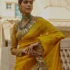 DF 3453 Yellow Color Faux Georgette 5mm Sequence Work Casual, Wedding, Festive, Events . Expected Delivery  4-6 Working Days @2099/- only                                                                                | Sarees, Bollywood Sarees, Creative Sarees, Designer Sarees, Embroidered Sarees, Ethnic Saree, Modern Digital sarees, Party Wear Sarees