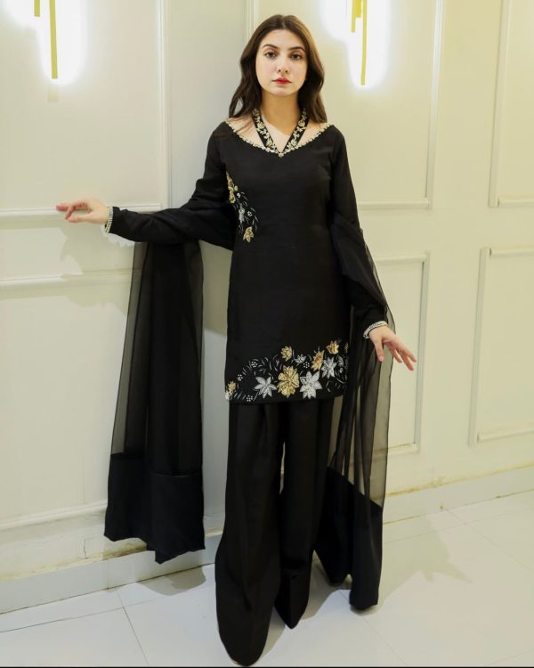 NSR 856 Black in Natural Crep Silk With Embroidery Sequence Work with Full Sleeve Lace Work & Lace Border Salwar Suit . Get it for ₹1799. Delivery 4-6 | Jump Suits, Tops & Bottoms, Track Suits, Salwar suit, Casual Suits, Creative suits, Designer Suits, Palazzo Suits, Party Wear Suits, Patiala Suits, Straight Suits, Trendy Wear
