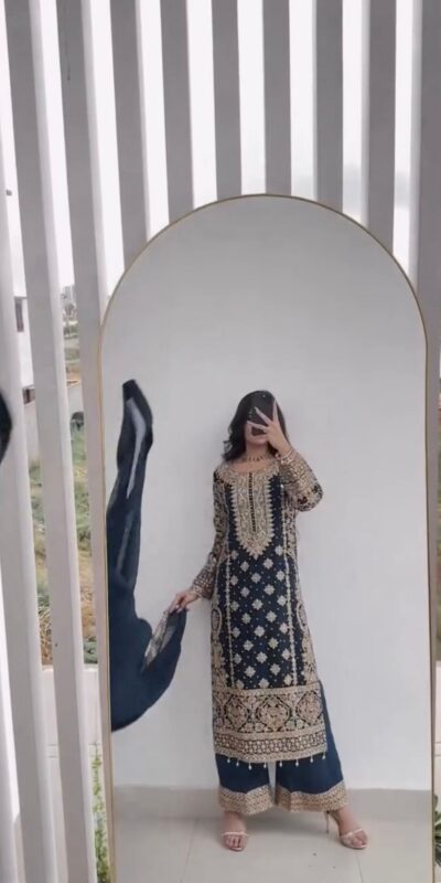 SR 1654 Maroon in Faux Georgette With Heavy Embroidery Sequence Work Wedding, Party, Festive, Events Special 4-6 Working Days At 2599/- Only | Jump Suits, Salwar suit, Casual Suits, Creative suits, Designer Suits, Palazzo Suits, Party Wear Suits, Patiala Suits, Straight Suits