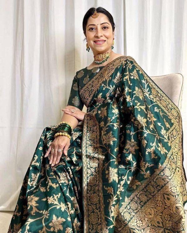 KP 4077 Green Soft Lichi Silk Saree Perfect for Wedding, Party, Baisakhi, Temple Visit, Anniversary . Best Price ₹1349. Delivery 4-6 Working Days. | Sarees, Bollywood Sarees, Creative Sarees, Designer Sarees, Embroidered Sarees, Ethnic Saree, Modern Digital sarees, Party Wear Sarees