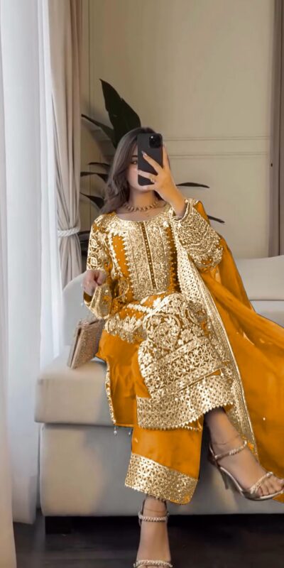 SR 1654 Maroon in Faux Georgette With Heavy Embroidery Sequence Work Wedding, Party, Festive, Events Special 4-6 Working Days At 2599/- Only | Jump Suits, Salwar suit, Casual Suits, Creative suits, Designer Suits, Palazzo Suits, Party Wear Suits, Patiala Suits, Straight Suits