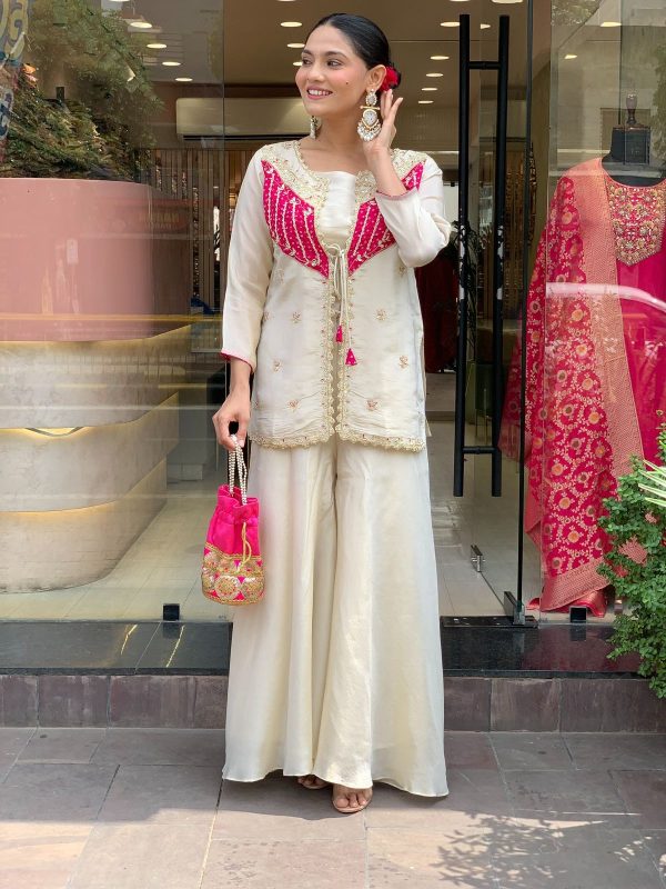 NSR 869 White Roman Silk Salwar Suit Perfect for Wedding, Party, Ethnic Day, Traditional Day, Housewarming . Now at just ₹1899. Delivery 4-6 Working | Jump Suits, Tops & Bottoms, Track Suits, Salwar suit, Casual Suits, Creative suits, Designer Suits, Palazzo Suits, Party Wear Suits, Patiala Suits, Straight Suits, Trendy Wear