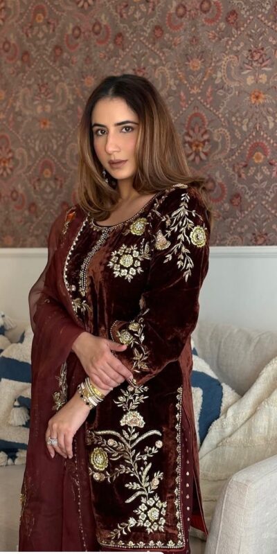 BE 408 Brown Soft Organza Salwar Suit with Lace Work & Embroidery Work. Special Price ₹2049. Delivery 4-6 Working Days. Shop now. | Lehenga, Bollywood Lehenga, Creative Lehenga, Designer Lehenga, Embroidered Lehenga, Party Wear Lehenga