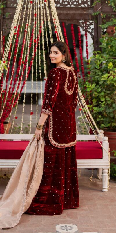VLM 304 Maroon Viscos Velvet Salwar Suit Perfect for Wedding, Party, Festival Celebrations, Pooja, Ethnic Day – . Festive Deal ₹2399. Delivery 4-6 Wo | Jump Suits, Tops & Bottoms, Track Suits, Salwar suit, Casual Suits, Creative suits, Designer Suits, Palazzo Suits, Party Wear Suits, Patiala Suits, Straight Suits, Trendy Wear