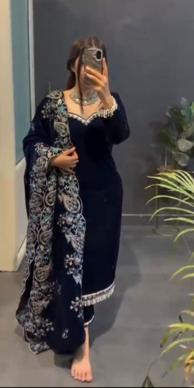 RTC 5935 Navy Blue in Viscose Velvet Lace Work Salwar Suit . Wedding, Party, Festive, Events, Get it for ₹2049. Delivery 4-6 Working Days. Shop now. | Jump Suits, Tops & Bottoms, Track Suits, Salwar suit, Casual Suits, Creative suits, Designer Suits, Palazzo Suits, Party Wear Suits, Patiala Suits, Straight Suits, Trendy Wear