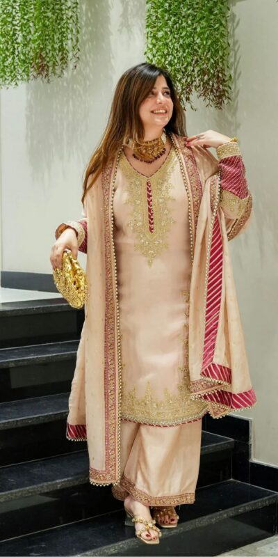 VLM 298 Peach Chinon Silk Salwar Suit Perfect for Wedding, Party, Holi, Onam, Karwa Chauth – . Get it for ₹2149. Delivery 4-6 Working Days. Shop now. | Jump Suits, Tops & Bottoms, Track Suits, Salwar suit, Casual Suits, Creative suits, Designer Suits, Palazzo Suits, Party Wear Suits, Patiala Suits, Straight Suits, Trendy Wear