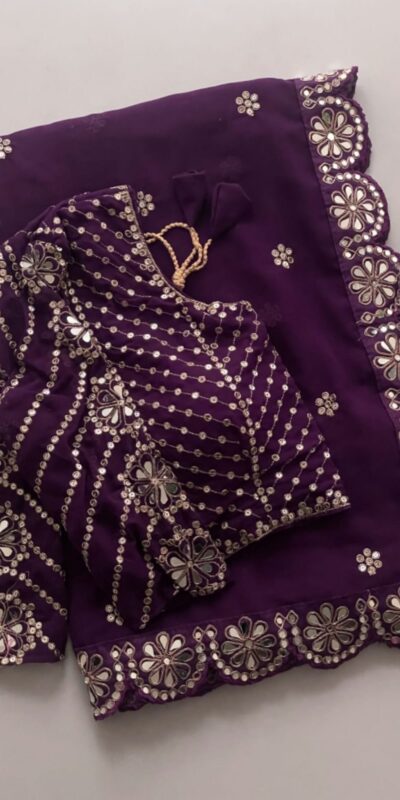 DF 3457 Wine Color Georgette Sequence Original Mirror Work Saree Casual, Wedding, Festive, Events . Expected Delivery 4-6 Working Days @2099/- only | Sarees, Bollywood Sarees, Creative Sarees, Designer Sarees, Embroidered Sarees, Ethnic Saree, Modern Digital sarees, Party Wear Sarees