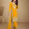 FC GULKAYRA 7473 Yellow Chinon Salwar Suit Perfect for Wedding, Party, Durga Puja, Eid, Sangeet – . Grab it for ₹3199. Delivery 4-6 Working Days. | Jump Suits, Tops & Bottoms, Track Suits, Salwar suit, Casual Suits, Creative suits, Designer Suits, Palazzo Suits, Party Wear Suits, Patiala Suits, Straight Suits, Trendy Wear