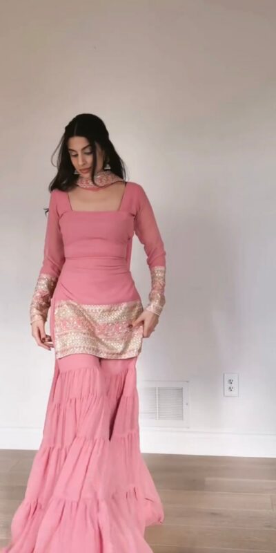 RTC 5962 Baby Pink Faux Georgette Salwar Suit Perfect for Wedding, Party, Cultural Events, Holi, Lohri – . Now at just ₹2049. Delivery 4-6 Working | Jump Suits, Tops & Bottoms, Track Suits, Salwar suit, Casual Suits, Creative suits, Designer Suits, Palazzo Suits, Party Wear Suits, Patiala Suits, Straight Suits, Trendy Wear
