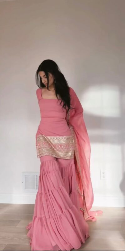 RTC 5962 Baby Pink Faux Georgette Salwar Suit Perfect for Wedding, Party, Cultural Events, Holi, Lohri – . Now at just ₹2049. Delivery 4-6 Working | Jump Suits, Tops & Bottoms, Track Suits, Salwar suit, Casual Suits, Creative suits, Designer Suits, Palazzo Suits, Party Wear Suits, Patiala Suits, Straight Suits, Trendy Wear