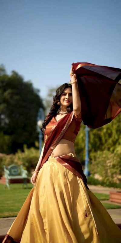 LNB 2001 Cream Color Peaceful Kanchipuram Zari Weaving Lehenga Choli Wedding, Festive, Events Expected Delivery 4-6 Working Days@2199/- Only | Lehenga, Bollywood Lehenga, Creative Lehenga, Designer Lehenga, Embroidered Lehenga, Party Wear Lehenga