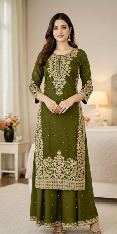 SSR 535 Mahendi in Organza Silk Embroidery Work Salwar Suit . Available at ₹2399 only. Delivery 4-6 Working Days. Shop now. | Jump Suits, Tops & Bottoms, Track Suits, Salwar suit, Casual Suits, Creative suits, Designer Suits, Palazzo Suits, Party Wear Suits, Patiala Suits, Straight Suits, Trendy Wear
