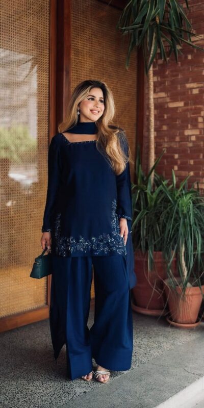ZF 420 Navy Blue in Natural Crep Silk Embroidery Work Salwar Suit . Exclusive Offer ₹1899. Delivery 4-6 Working Days. Shop now. | Jump Suits, Tops & Bottoms, Track Suits, Salwar suit, Casual Suits, Creative suits, Designer Suits, Palazzo Suits, Party Wear Suits, Patiala Suits, Straight Suits, Trendy Wear