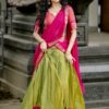 LNB 2001 Pista Color Peaceful Kanchipuram Zari Weaving Lehenga Choli Wedding, Festive, Events Expected Delivery 4-6 Working Days@2199/- Only | Lehenga, Bollywood Lehenga, Creative Lehenga, Designer Lehenga, Embroidered Lehenga, Party Wear Lehenga
