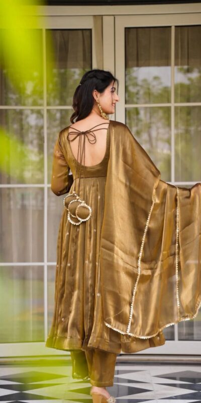 RTC 5897 Brown in Organza Silk Lace Border & Lace Work Salwar Suit . Grab it for ₹2099. Delivery 4-6 Working Days. Shop now. | Jump Suits, Tops & Bottoms, Track Suits, Salwar suit, Casual Suits, Creative suits, Designer Suits, Palazzo Suits, Party Wear Suits, Patiala Suits, Straight Suits, Trendy Wear