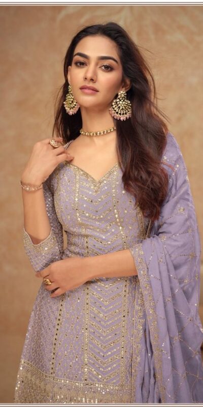 FC 7518 Lavender Chinon Salwar Suit Perfect for Wedding, Party, Diwali, Durga Puja, Temple Visit – . Festive Deal ₹3099. Delivery 4-6 Working Days. | Jump Suits, Tops & Bottoms, Track Suits, Salwar suit, Casual Suits, Creative suits, Designer Suits, Palazzo Suits, Party Wear Suits, Patiala Suits, Straight Suits, Trendy Wear