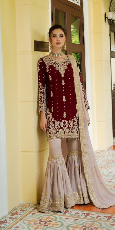 VLM 318 Maroon Fox Georgette Salwar Suit with Embroidery Work & Lace Work. Available at ₹2149 only. Delivery 4-6 Working Days. Shop now. | Jump Suits, Tops & Bottoms, Track Suits, Salwar suit, Casual Suits, Creative suits, Designer Suits, Palazzo Suits, Party Wear Suits, Patiala Suits, Straight Suits, Trendy Wear