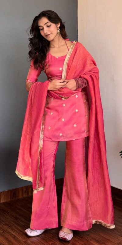 VLM 317 Pink NC Silk Salwar Suit with Lace Work & Embroidery Work. Festive Deal ₹1949. Delivery 4-6 Working Days. Shop now. | Jump Suits, Tops & Bottoms, Track Suits, Salwar suit, Casual Suits, Creative suits, Designer Suits, Palazzo Suits, Party Wear Suits, Patiala Suits, Straight Suits, Trendy Wear