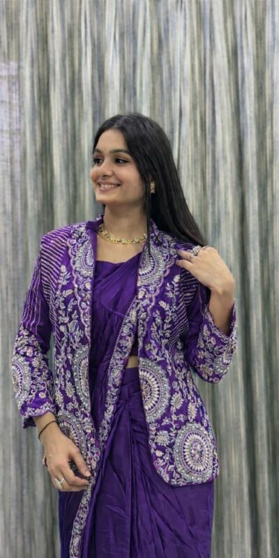 BB 49 Purple in Rangoli Silk Embroidery Work Saree . Wedding, Party, Festive, Events, Get it for ₹2099. Delivery 4-6 Working Days. Shop now. | Sarees, Bollywood Sarees, Creative Sarees, Designer Sarees, Embroidered Sarees, Ethnic Saree, Modern Digital sarees, Party Wear Sarees