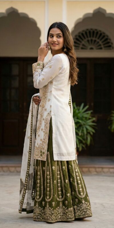 NSR 884 White Organza Silk Salwar Suit with Digital Print & Embroidery Work. Introductory Price ₹2149. Delivery 4-6 Working Days. Shop now. | Jump Suits, Salwar suit, Casual Suits, Creative suits, Designer Suits, Palazzo Suits, Party Wear Suits, Patiala Suits, Straight Suits