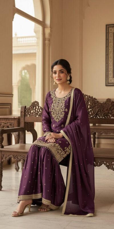 LG 2062 Wine Organza Silk Salwar Suit with Embroidery Work. Wedding, Party, Festive, Events Exclusive Offer ₹2499. Delivery 4-6 Working Days. Shop now. | Jump Suits, Salwar suit, Casual Suits, Creative suits, Designer Suits, Palazzo Suits, Party Wear Suits, Patiala Suits, Straight Suits
