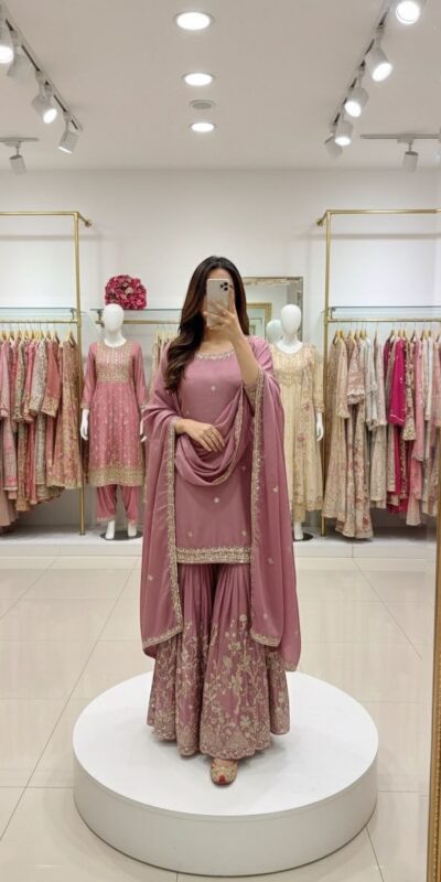 WW 1168 Onion Color Chinon Silk Salwar Suit with Embroidery Work. Online Get it for ₹2099. Delivery 4-6 Working Days. Shop now. | Jump Suits, Salwar suit, Casual Suits, Creative suits, Designer Suits, Palazzo Suits, Party Wear Suits, Patiala Suits, Straight Suits