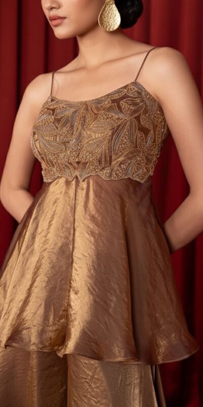 LG 2055 Brown Organza Silk Salwar Suit Perfect for Wedding, Party, Ganesh Chaturthi, Bridal Wear, Lohri – . Special Price ₹1849. Delivery 4-6 Working | Jump Suits, Salwar suit, Casual Suits, Creative suits, Designer Suits, Palazzo Suits, Party Wear Suits, Patiala Suits, Straight Suits