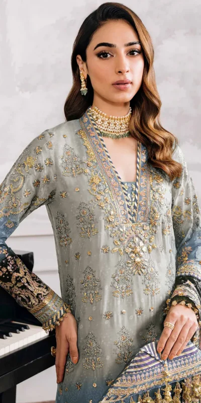 FC 1116 Grey Georgette Digital Print Sequence Work Salwar Suit. online Get it for ₹2499. Delivery 4-6 Working Days. Shop now. | Jump Suits, Salwar suit, Casual Suits, Creative suits, Designer Suits, Palazzo Suits, Party Wear Suits, Patiala Suits, Straight Suits