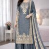 SSR 535 Grey Color in Organza Silk Embroidery Work Salwar Suit . Available at ₹2399 only. Delivery 4-6 Working Days. Shop now. | Jump Suits, Salwar suit, Casual Suits, Creative suits, Designer Suits, Palazzo Suits, Party Wear Suits, Patiala Suits, Straight Suits