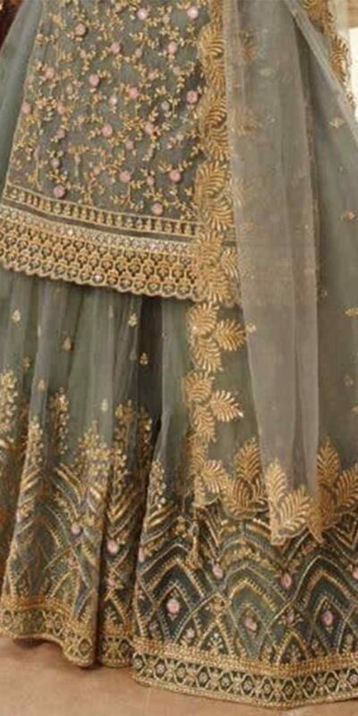 DS 15030 Grey Soft Net Salwar Suit Perfect for Wedding, Party, Baisakhi, Makar Sankranti, Pongal – . Special Price ₹2649. Delivery 4-6 Working | Jump Suits, Salwar suit, Casual Suits, Creative suits, Designer Suits, Palazzo Suits, Party Wear Suits, Patiala Suits, Straight Suits