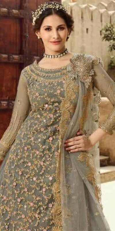 DS 15030 Grey Soft Net Salwar Suit Perfect for Wedding, Party, Baisakhi, Makar Sankranti, Pongal – . Special Price ₹2649. Delivery 4-6 Working | Jump Suits, Salwar suit, Casual Suits, Creative suits, Designer Suits, Palazzo Suits, Party Wear Suits, Patiala Suits, Straight Suits