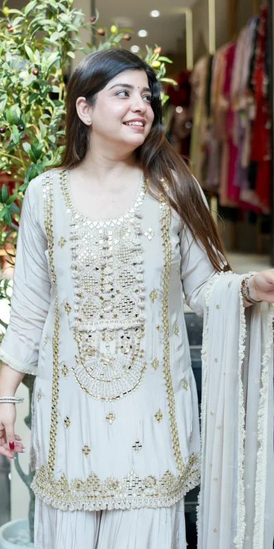 KD 1572 Light Grey in Color Georgette Embroidery Work Salwar Suit . Introductory Price ₹2149. Delivery 4-6 Working Days. Shop now. | Jump Suits, Salwar suit, Casual Suits, Creative suits, Designer Suits, Palazzo Suits, Party Wear Suits, Patiala Suits, Straight Suits