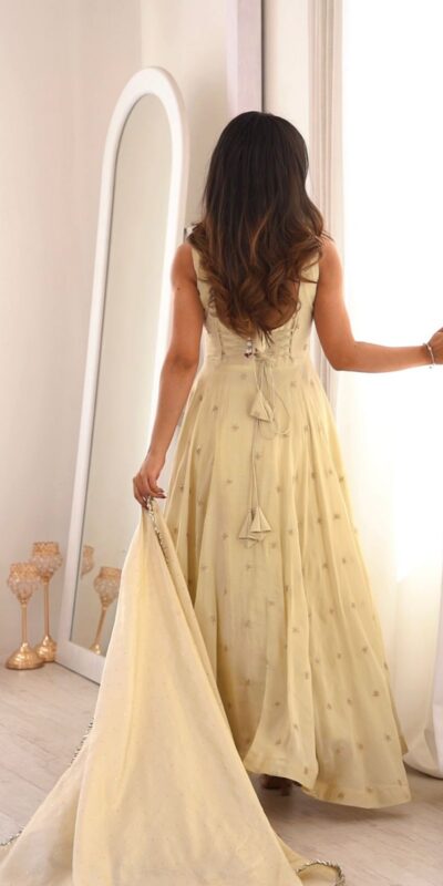 SRK 5325 Off White in Cosmos Embroidery Work & Lace Work Salwar Suit Gold. Available at ₹2099 only. Delivery 4-6 Working Days. Shop now. | Jump Suits, Salwar suit, Casual Suits, Creative suits, Designer Suits, Palazzo Suits, Party Wear Suits, Patiala Suits, Straight Suits