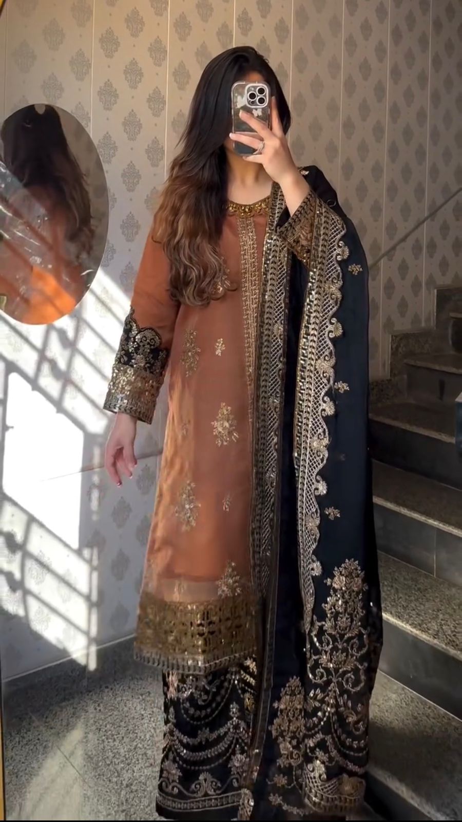 ST 1161 Orange Nylon Twil Net Salwar Suit with Embroidery Work. Available at ₹2149 only. Delivery 4-6 Working Days. Shop now. | Jump Suits, Salwar suit, Casual Suits, Creative suits, Designer Suits, Palazzo Suits, Party Wear Suits, Patiala Suits, Straight Suits