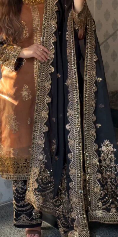 ST 1161 Orange Nylon Twil Net Salwar Suit with Embroidery Work. Available at ₹2149 only. Delivery 4-6 Working Days. Shop now. | Jump Suits, Salwar suit, Casual Suits, Creative suits, Designer Suits, Palazzo Suits, Party Wear Suits, Patiala Suits, Straight Suits