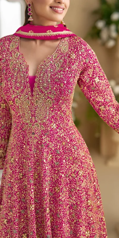 FC 5807 Pink Color Georgette Thread Sequence Work Salwar Suit . Introductory Price ₹3649. Delivery 4-6 Working Days. Shop now. | Jump Suits, Salwar suit, Casual Suits, Creative suits, Designer Suits, Palazzo Suits, Party Wear Suits, Patiala Suits, Straight Suits